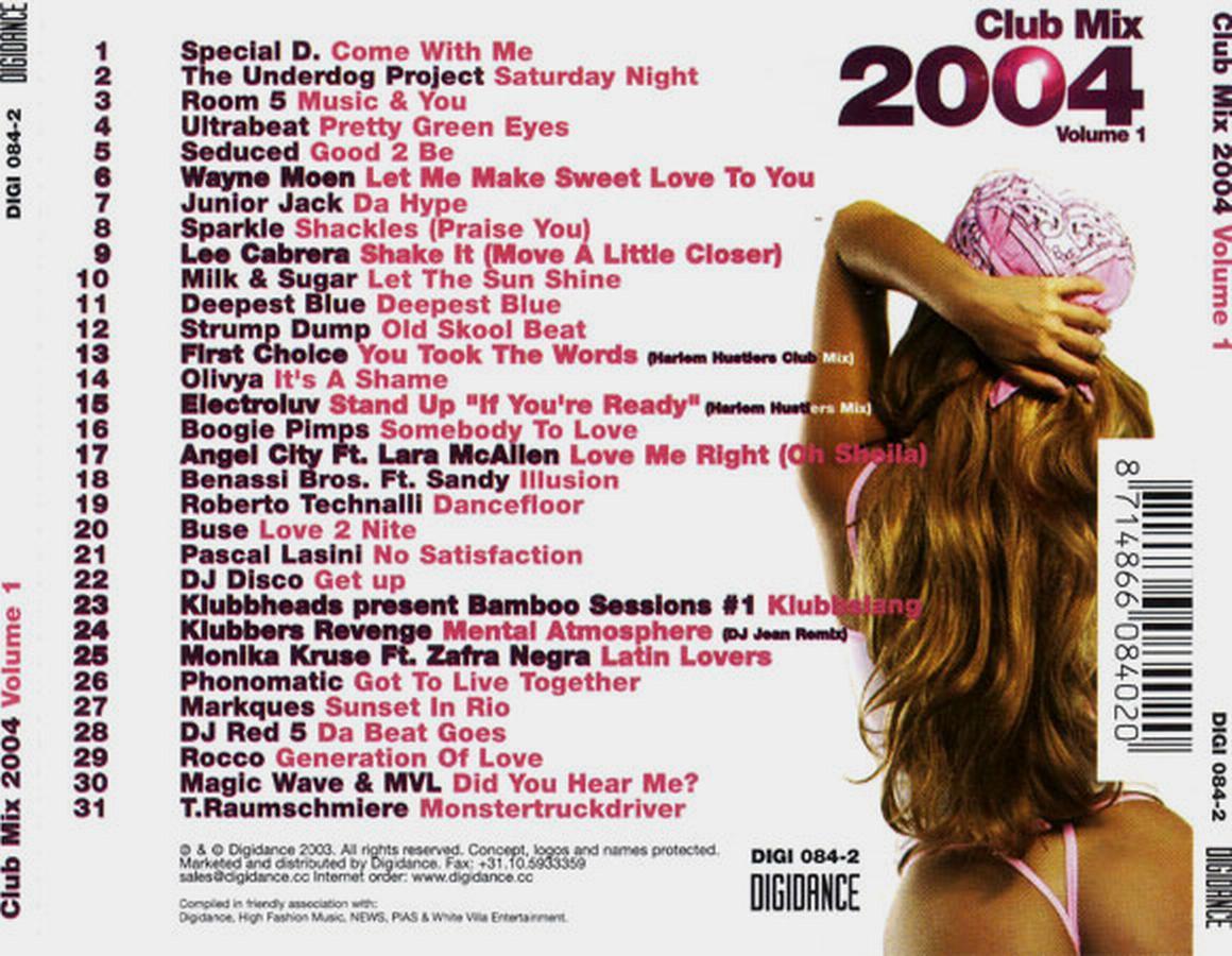 Club Mix 2004  Vol 01 : Back